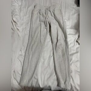 Aritzia TNA Light Gray Track Pants